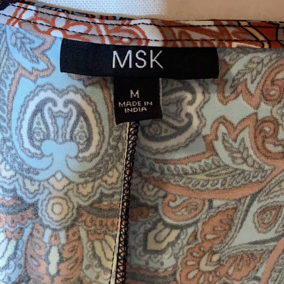 🤎🤍💙 Mandala Boho Midi Dress 🤎🤍💙 - Picture 4 of 6